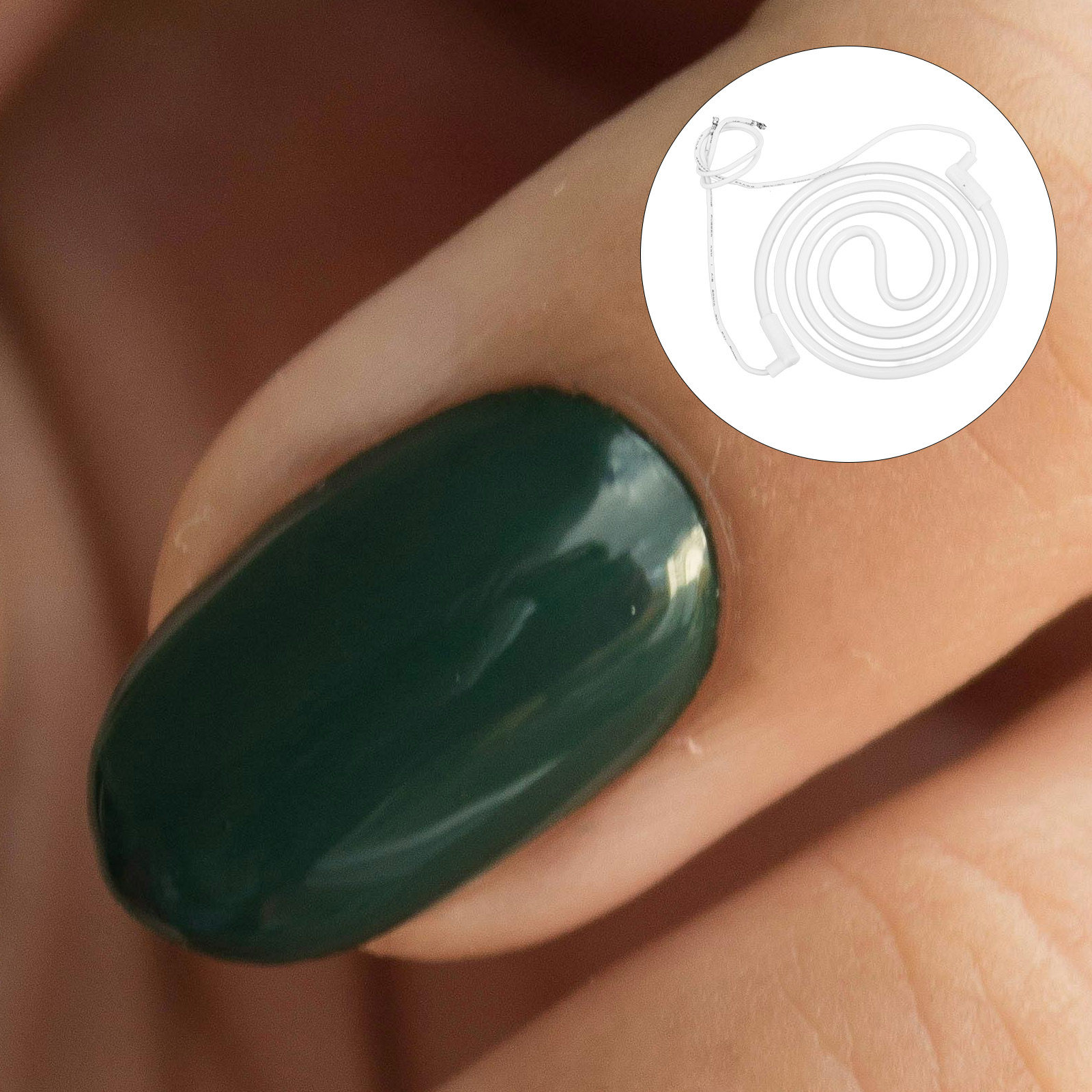 Nail Art Gel Polish - Tube de lampe LED en verre