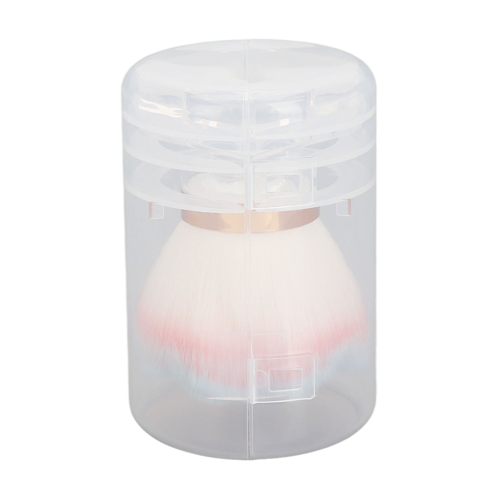 Nail Art Pink Soft - 2 brosses roses à poils doux