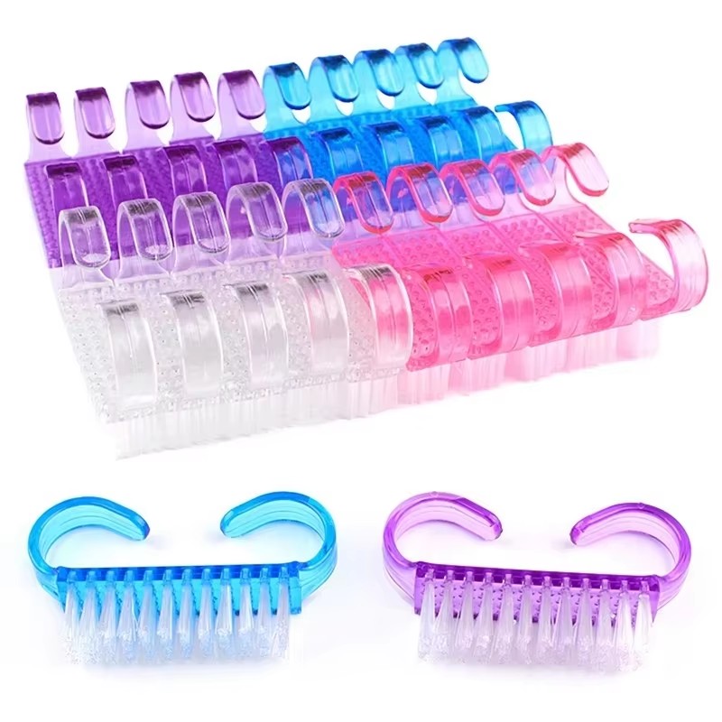 Nail Art Pink Soft - 5/10/15 Pcs Brosse à ongles en
