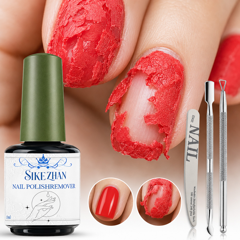 Nail Art Gel Polish - SIKEZHAN Dissolvant Rapide Magique pour Gel