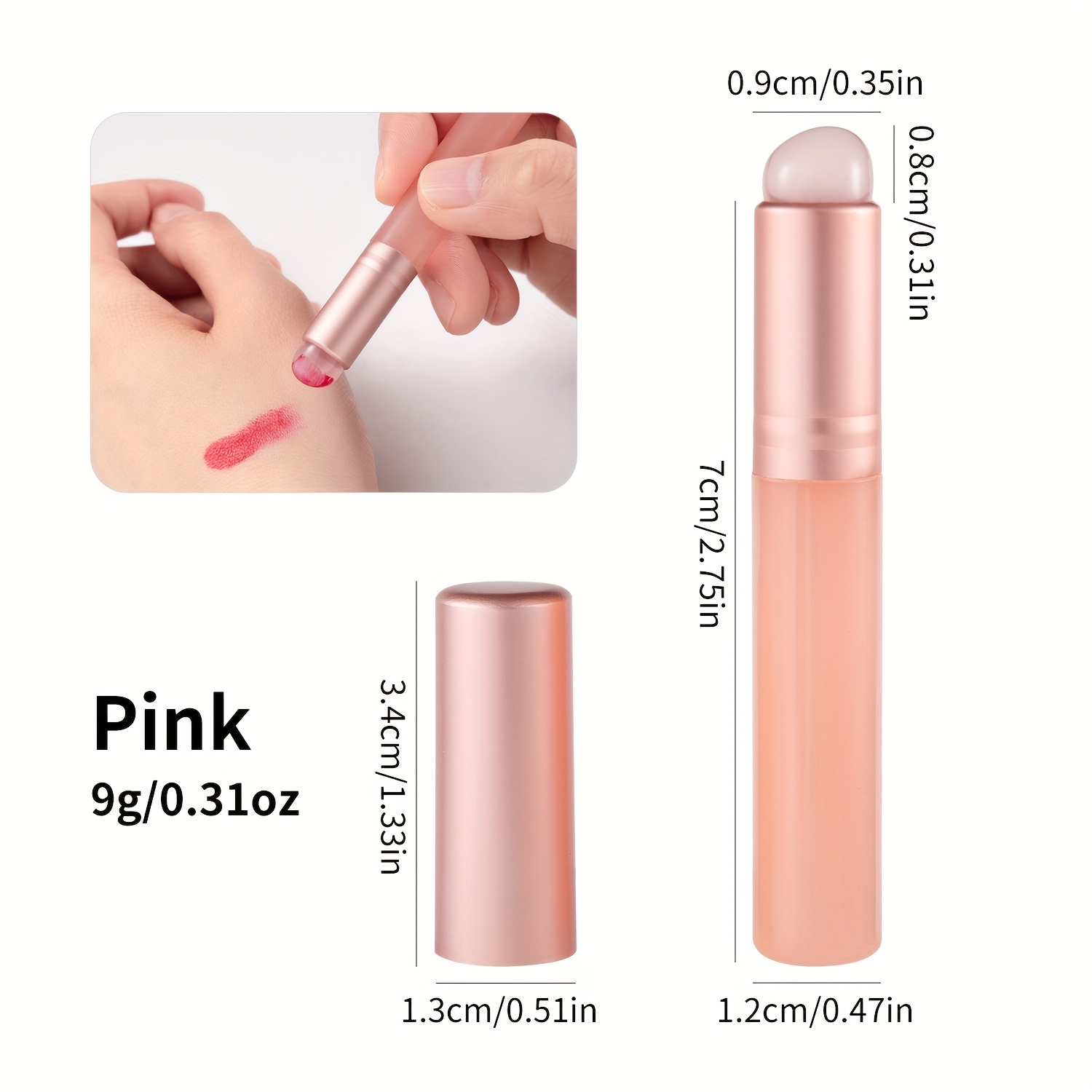 Brosse à ongles en silicone Je - Nail Art Pink Soft avis et prix