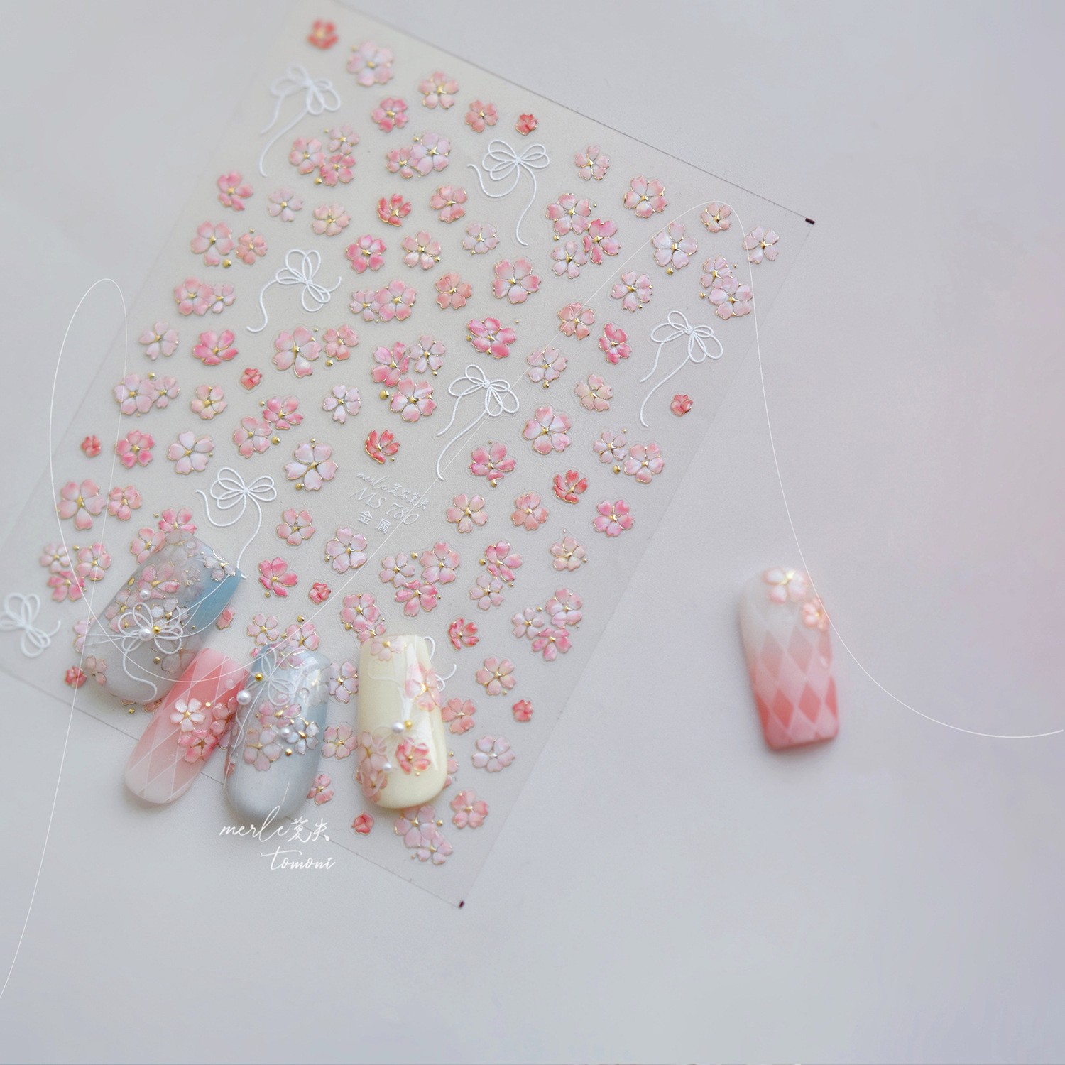 Autocollants 5D pour ongles mo - Nail Art Pink Soft avis et prix