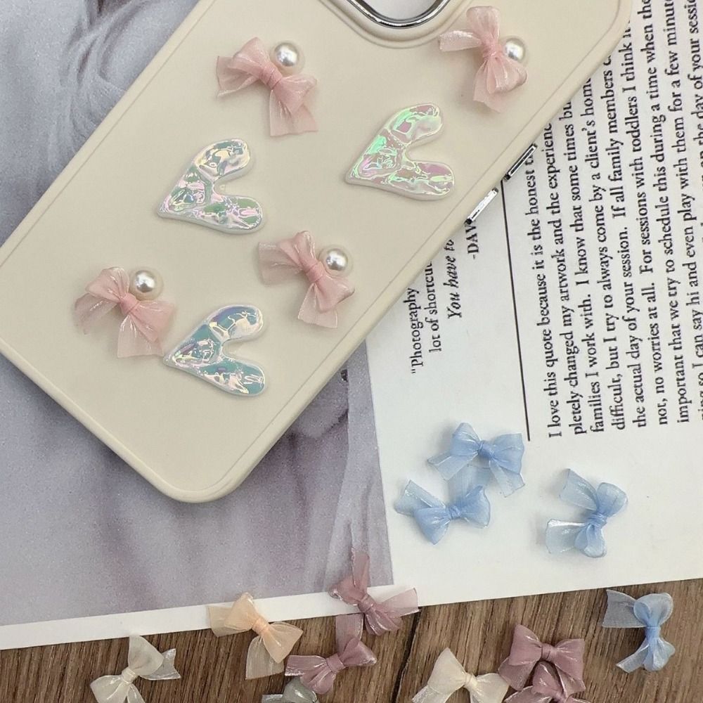 Nœuds colorés en fil nacré, 10 - Nail Art French Nails avis et prix