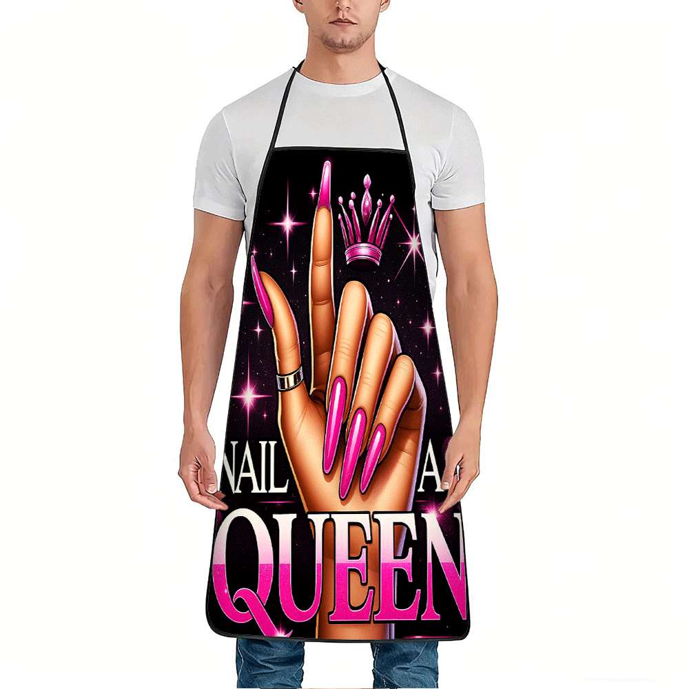 Tablier de cuisine imprimé Nai - Nail Art Queens avis et prix