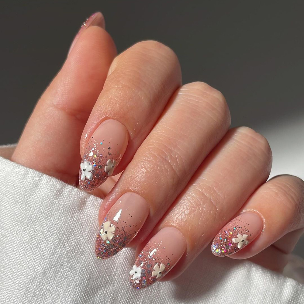 24 pièces mode strass presse s - Nail Art French Nails avis et prix
