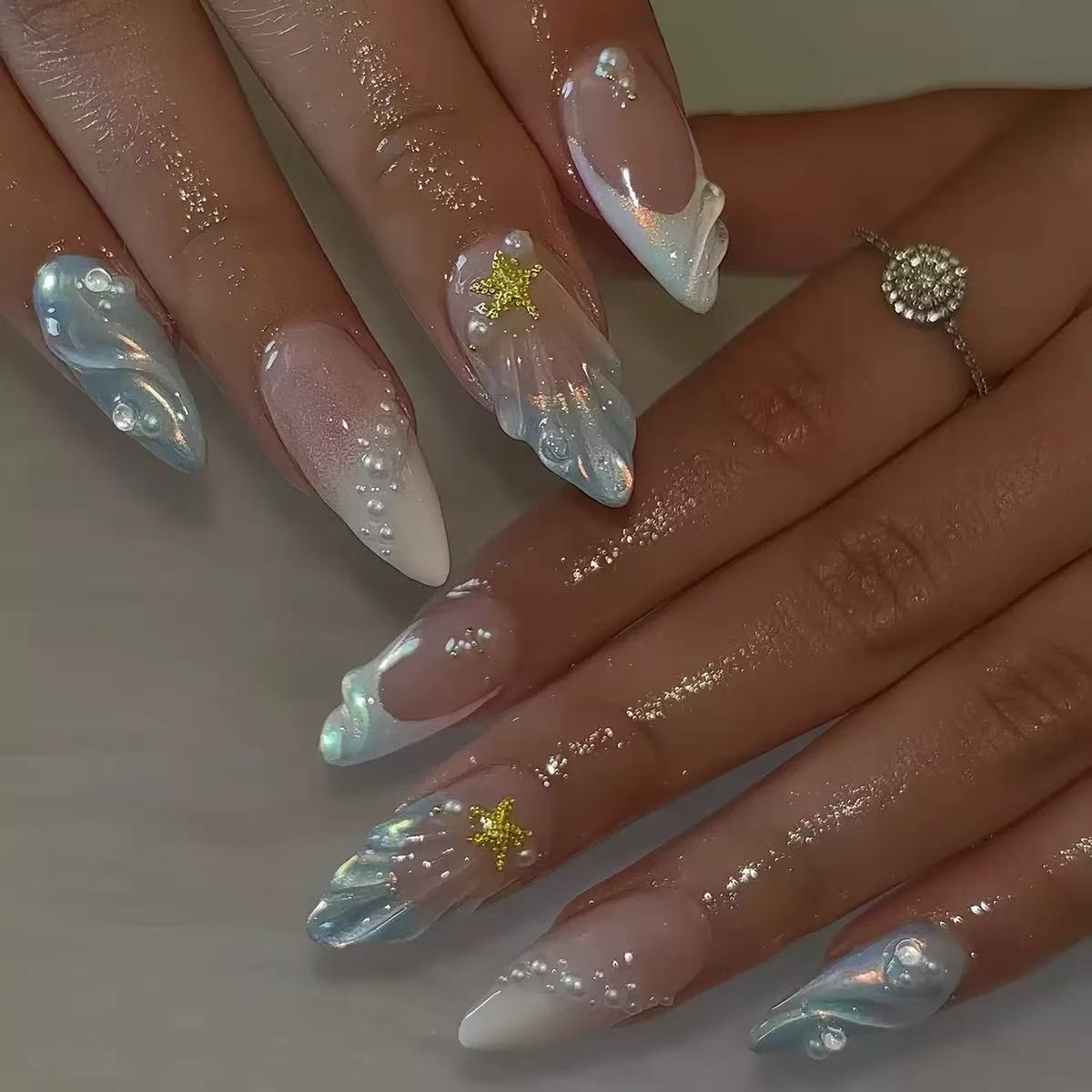 24 autocollants 3D en gel pour - Nail Art French Nails avis et prix