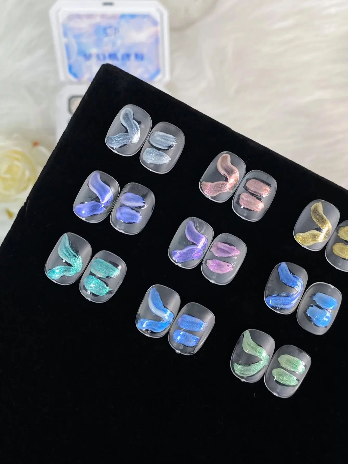 9 couleurs Aurora perle effet  - Nail Art Gel Polish avis et prix