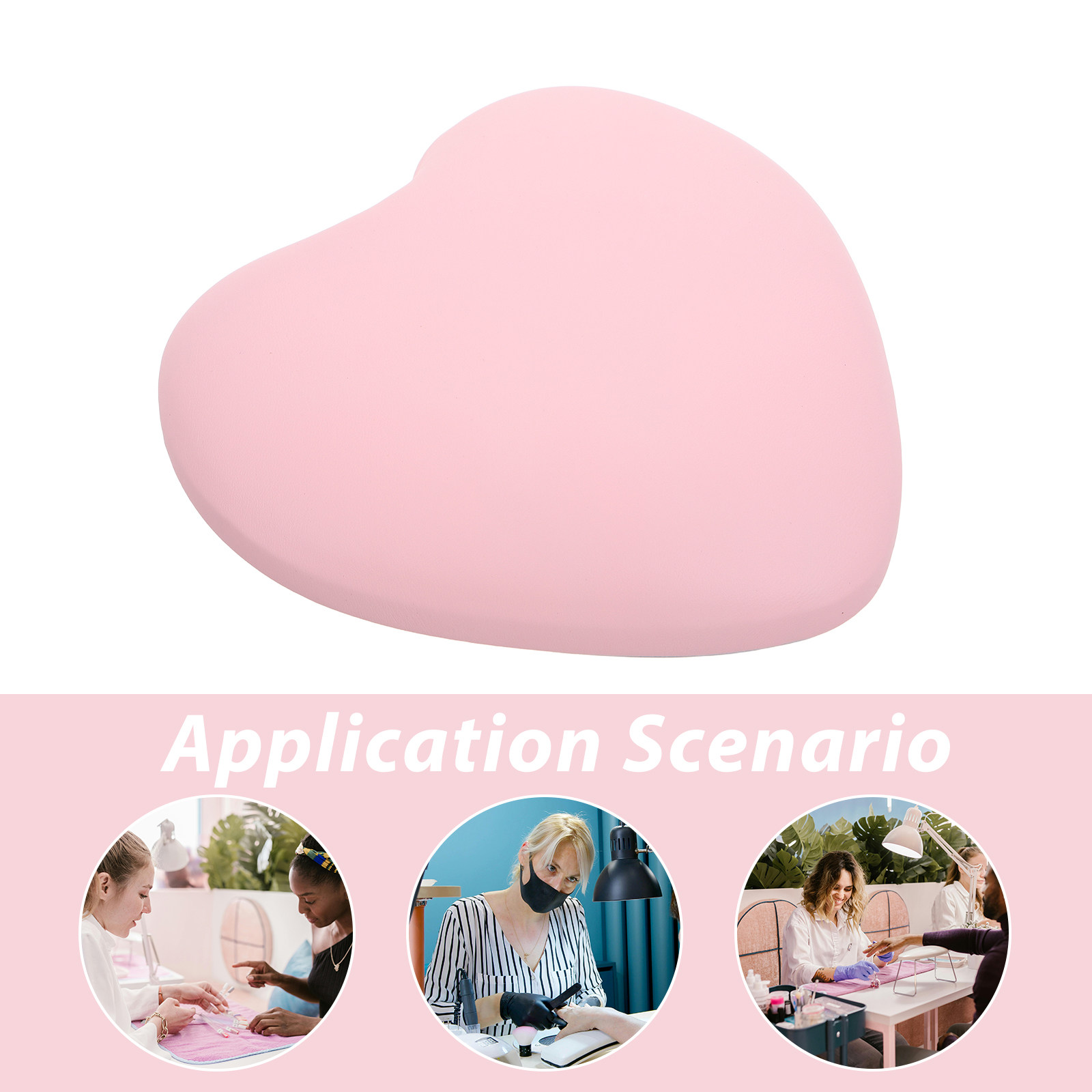 Repose-bras en forme de cœur r - Nail Art Pink Soft avis et prix