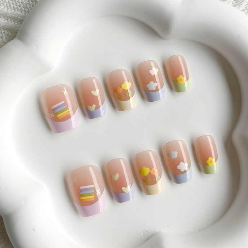 10 autocollants pour ongles à  - Nail Art French Nails avis et prix
