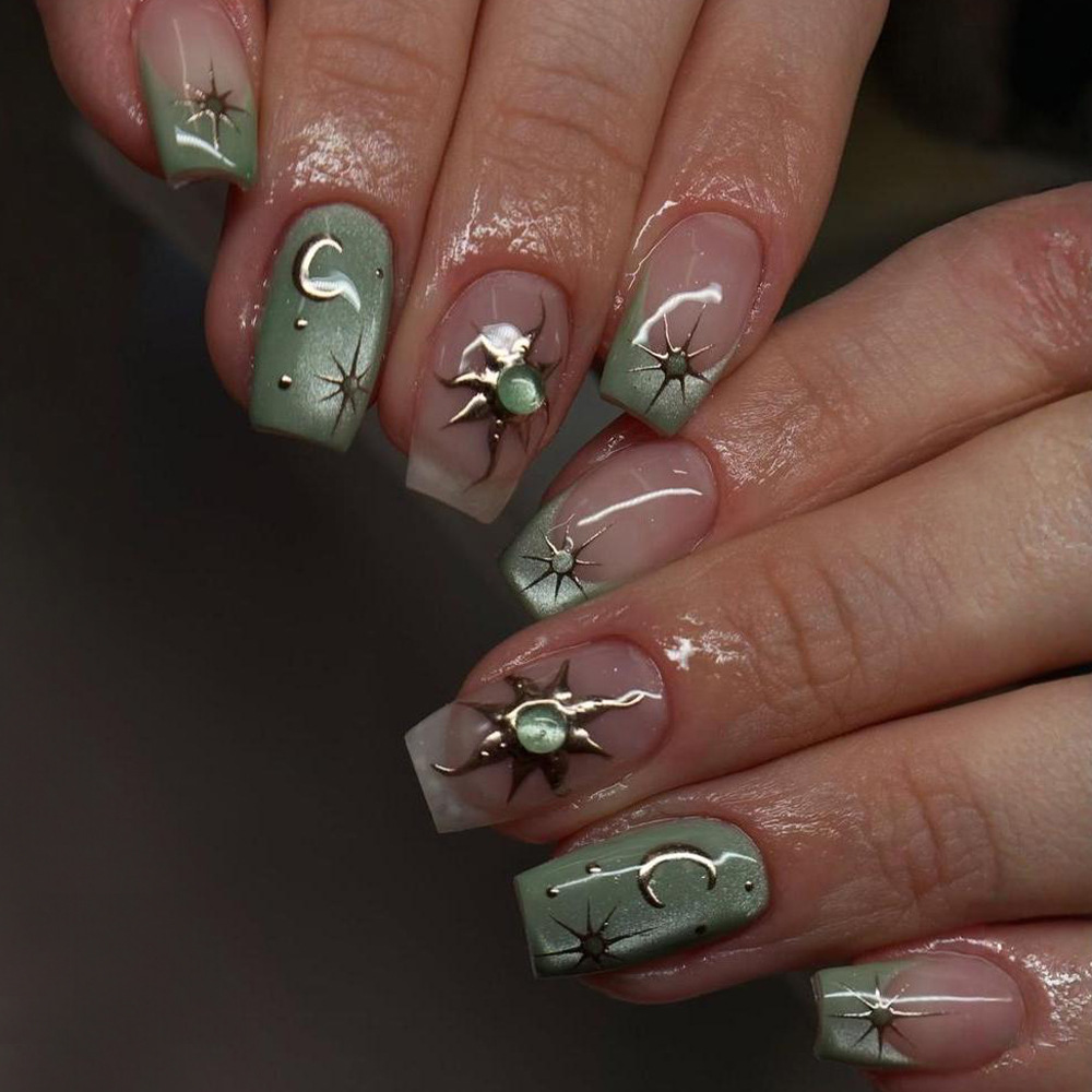 24 pièces fini faux ongles fra - Nail Art French Nails avis et prix