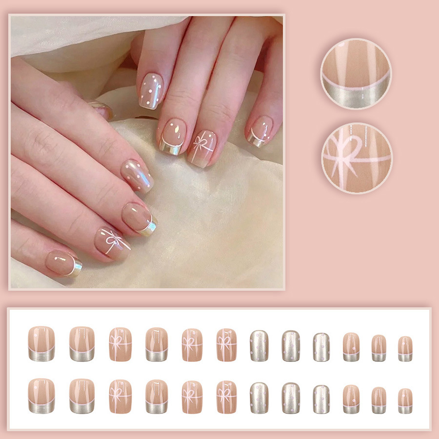 Faux ongles carrés courts pour - Nail Art French Nails avis et prix