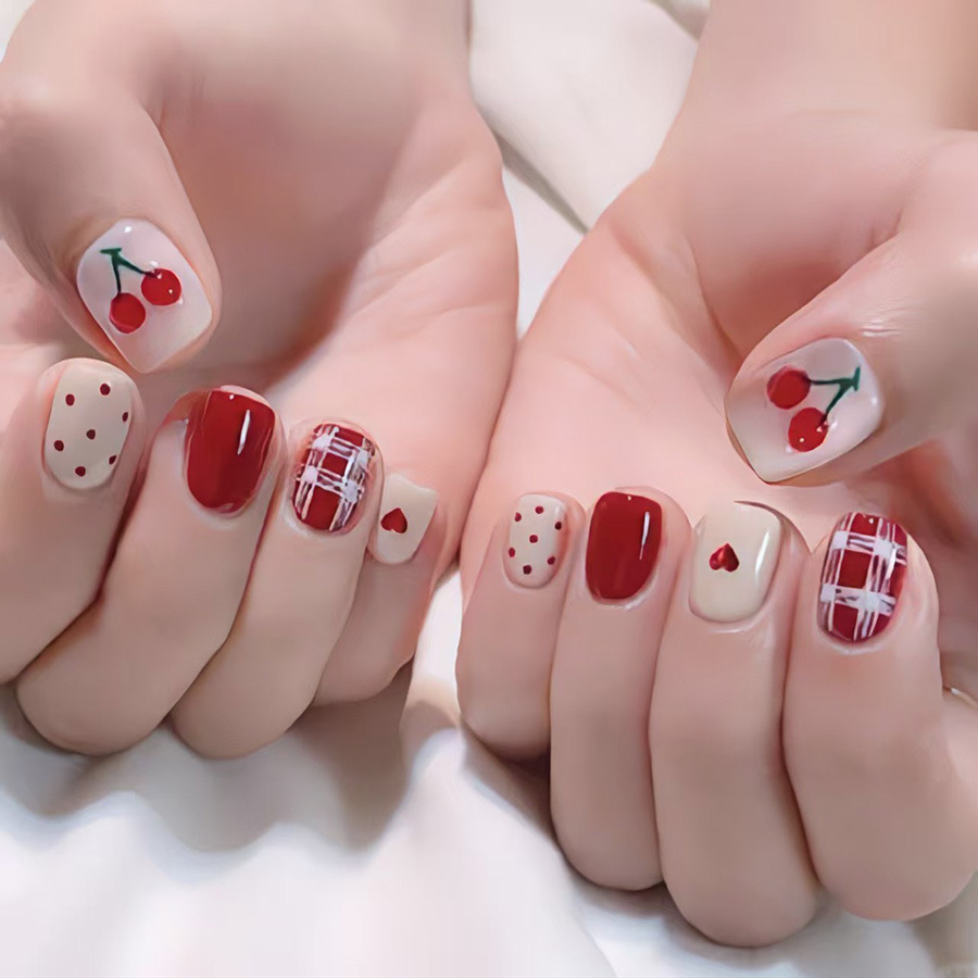 Faux ongles carrés courts pour - Nail Art French Nails avis et prix