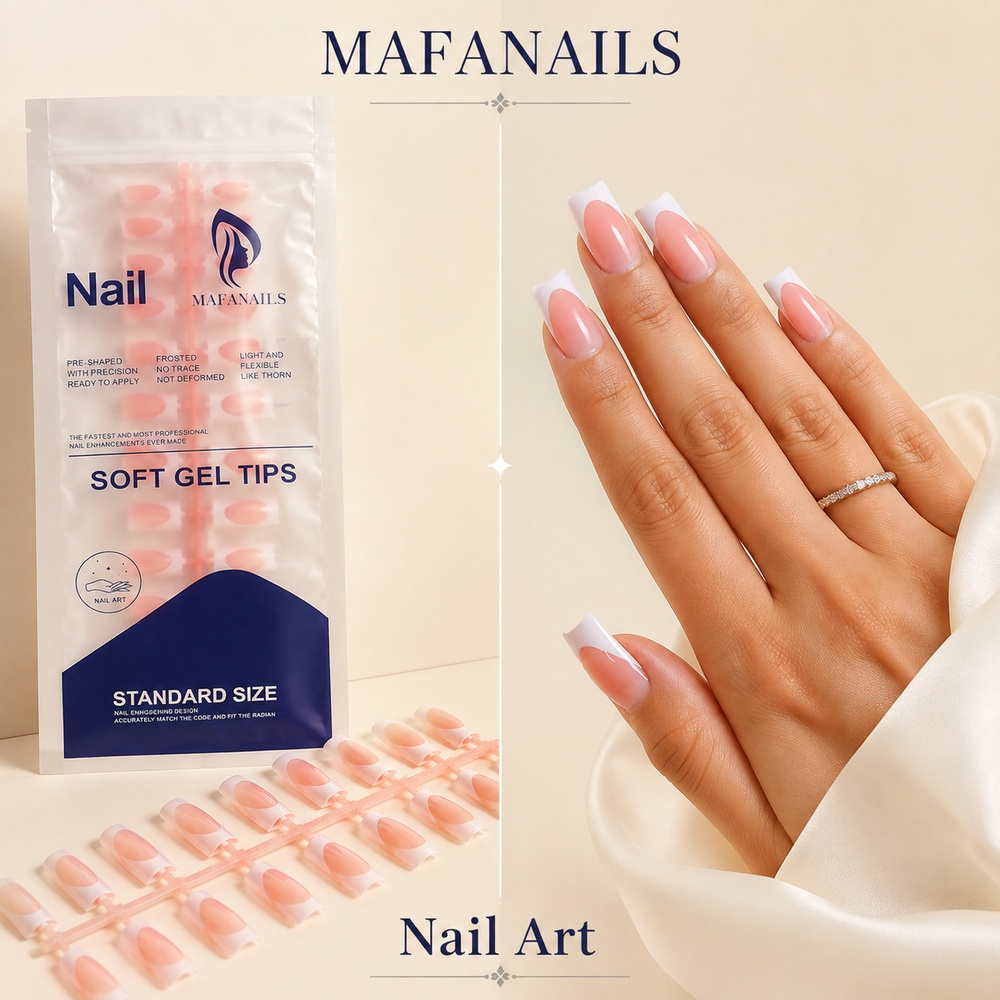 120 faux ongles souples en gel - Nail Art Pink Soft avis et prix