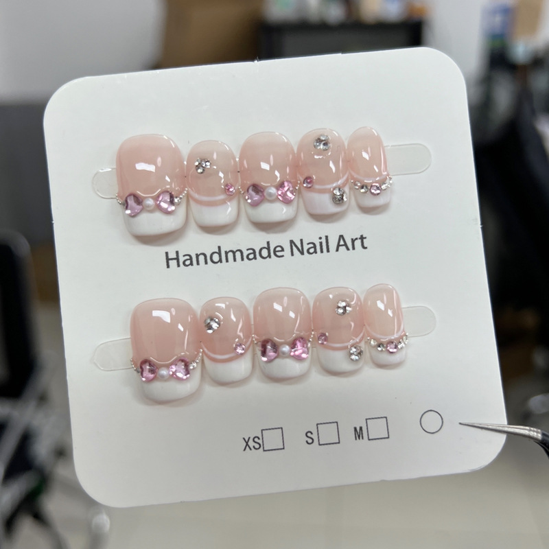 10 pièces Faux ongles à presse - Nail Art French Nails avis et prix