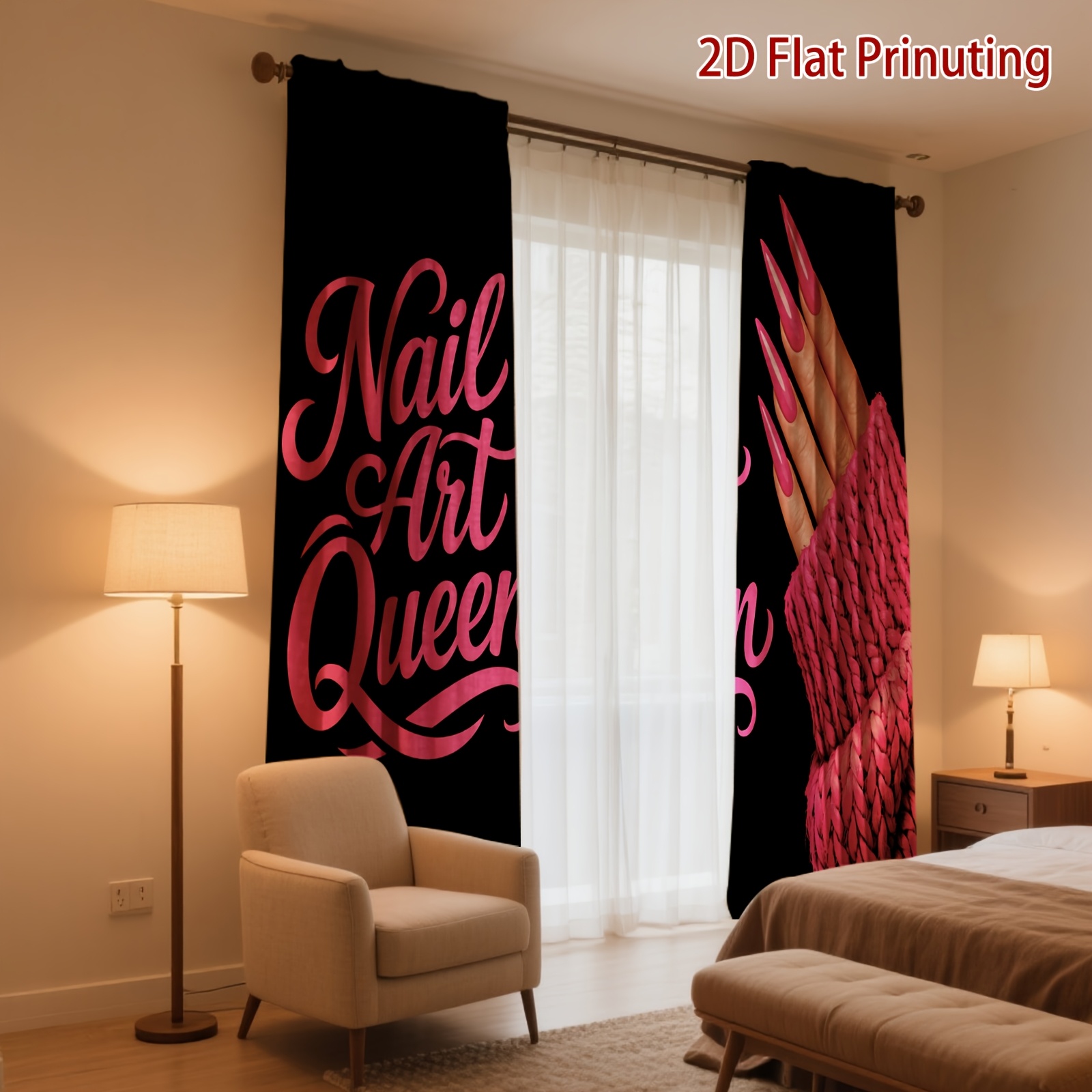 Rideaux Nail Art Queen avec mo - Nail Art Queens avis et prix